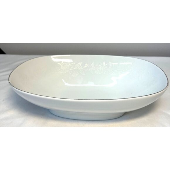 Vintage Rose China Serena Oval Serving Platter Japan Floral Design - Picture 1 of 4